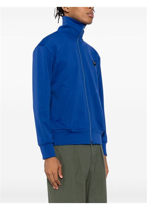 zip sweatshirt unisex blue COMME DES GARÇONS PLAY | AX-T256-0512
